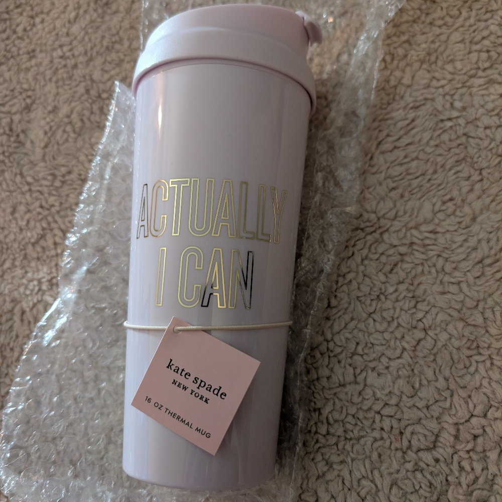 Kate Spade Light Pink Thermal Tumbler